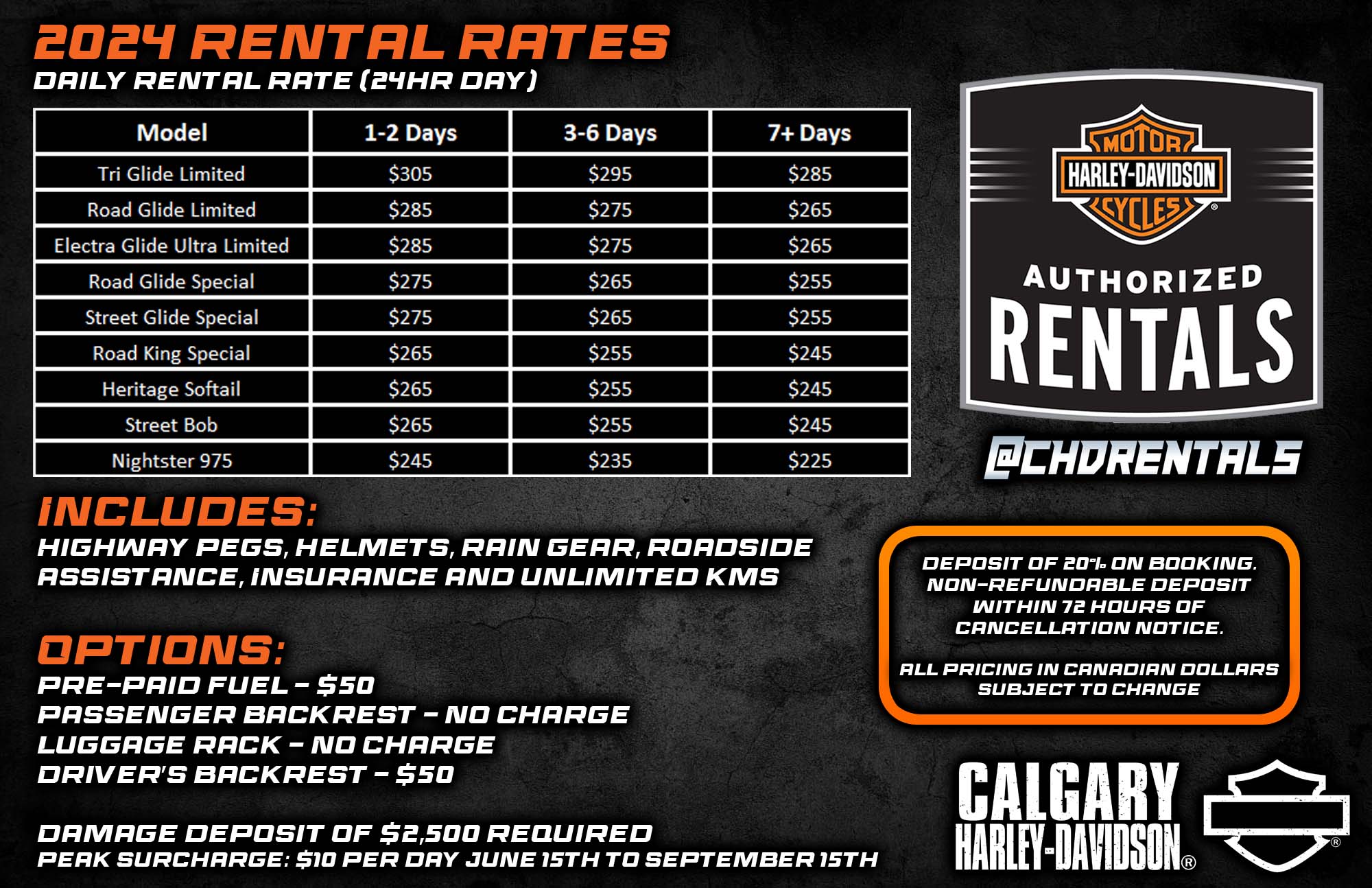 Rent A Harley Davidson Calgary Harley‑Davidson® Alberta